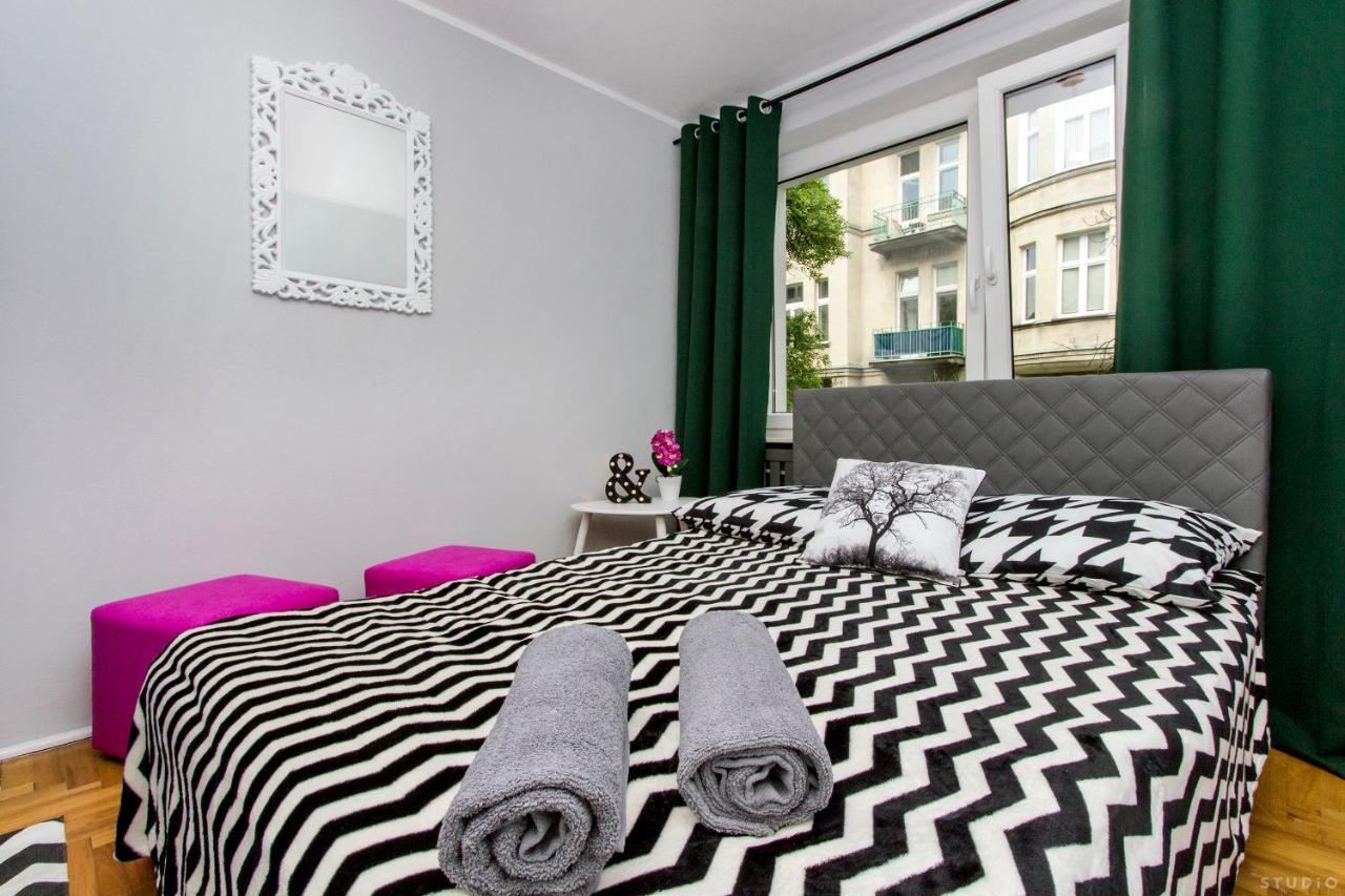 Clicktheflat Hoza Street Apart Rooms Warschau Exterior foto